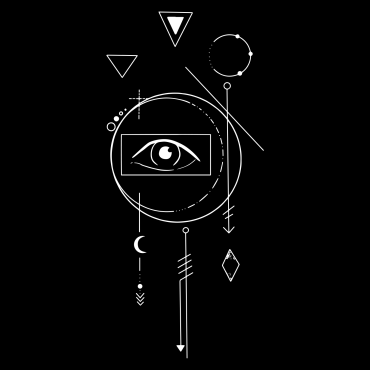 Janina Lorey Herren Hoodie Black